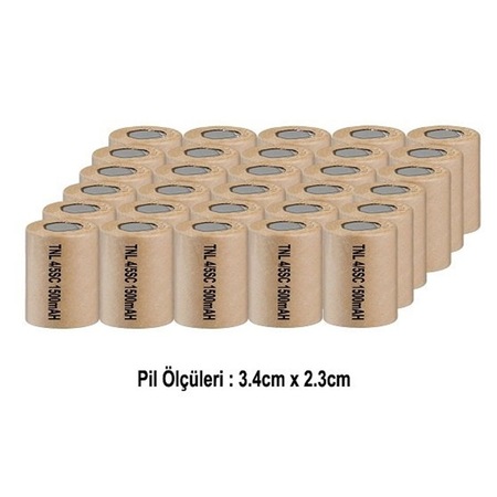 Tnl 4 5sc 30 Adet 1 2v 1500mah Nicd şarjlı Matkap Pili Fiyatları Ve özellikleri