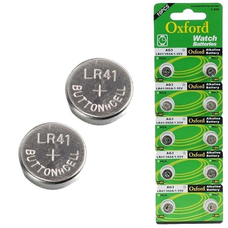 Oxford Ag3 Lr41 392a 1 5v Alkalin Saat Pili Pakette 10 Adet Pil Fiyatlari Ve Ozellikleri