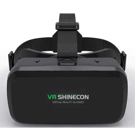 Vr Shinecon 3D 720° Panoromik Sanal Gerçeklik Gözlüğü Siyah