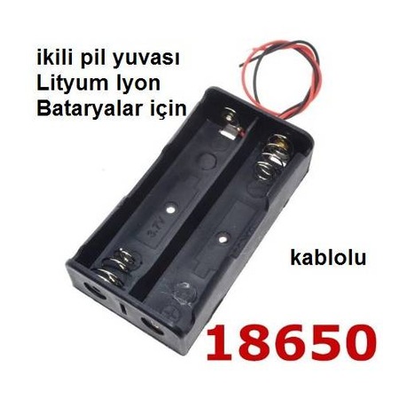 18650 Pil Yatagi Kola Kapagindan Kendin Yap Youtube