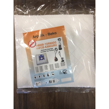 Supurge Arcelik Tt680b Kagit Toz Torba 5 Li Paket