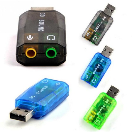 Kebidumei Sound Card External 5 1 Suround Usb Untuk Laptop Pc Cm6206 Blue Jakartanotebook Com