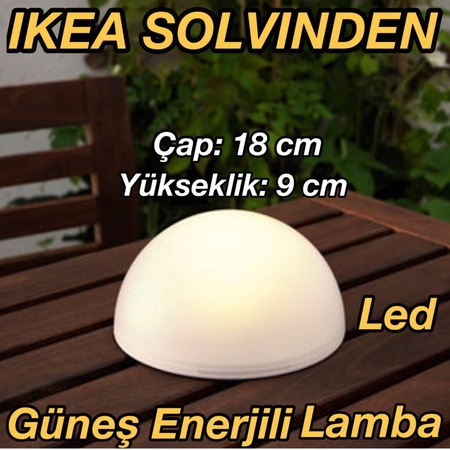 Ikea bahçe aydınlatma