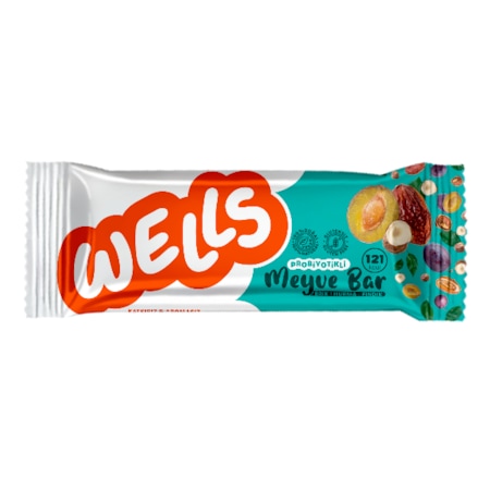 Wells Probiyotikli Meyve Bar Erik-Hurma-Fındık 12'li