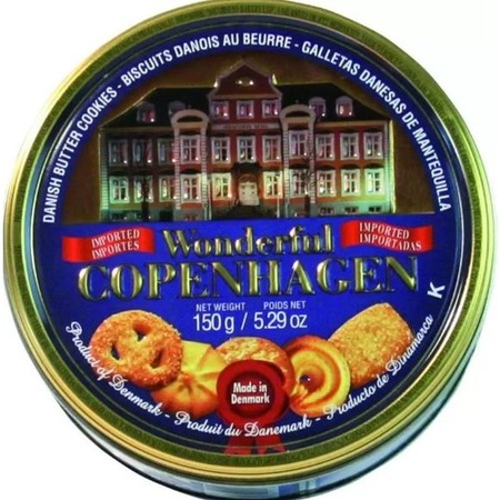Wonderful Copenhagen Danish Butter Cookies Tereyağlı Kurabiye Bisküvi 150 G