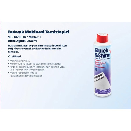 Quick Shine Profesyonel Ev Temizligi Bulasik Makinesi Temizleyici Youtube