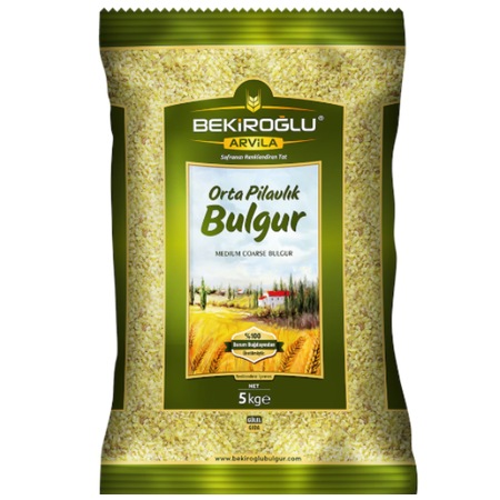 Bekiroğlu Arvila Orta Pilavlık Bulgur 5 KG