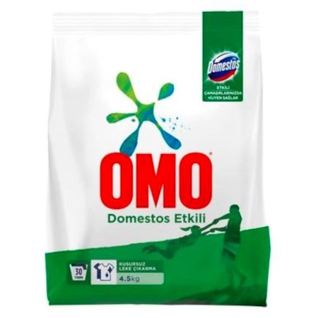 Omo Domestos Etkili Toz Çamaşır Deterjanı 4500 G