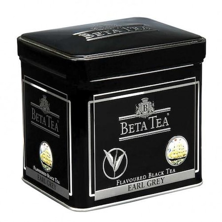 Beta Tea Earl Grey Bergamot Aromalı Siyah Dökme Çay Teneke 500 G