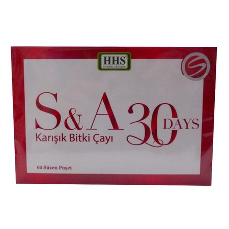 HHS SA30 Days Herbal Tea Süzen Poşet 60'lı