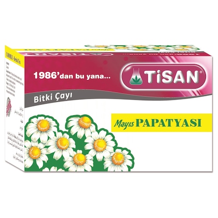Tisan Mayıs Papatyası Bitki Süzen Poşet Çay 20'li