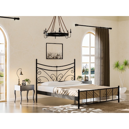 Sonya 140x200 Siyah Cift Kisilik Ferforje Karyola Fiyatlari Ve Ozellikleri