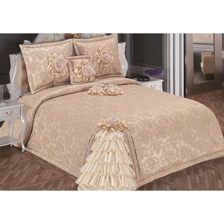 Belenay Zelal Capuccino Yatak Ortusu Cift Kisilik Ceyizlik Yatak Fiyatlari Ve Ozellikleri