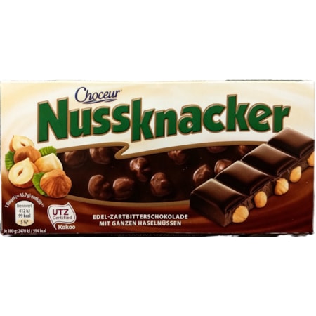 Choceur Nussknacker Bitter Alman Çikolatası 100 G