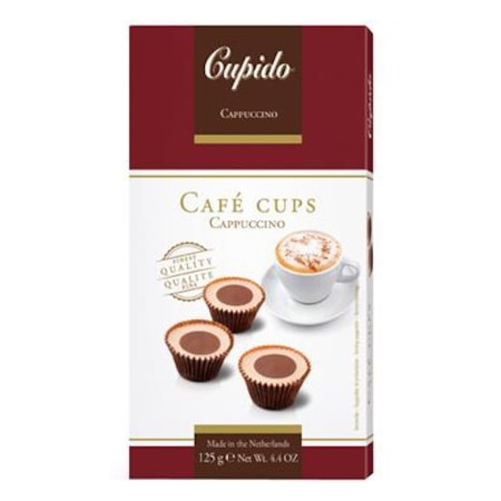 Cupido Cafe Cups Cappuccino Aromalı Çikolata 125 G