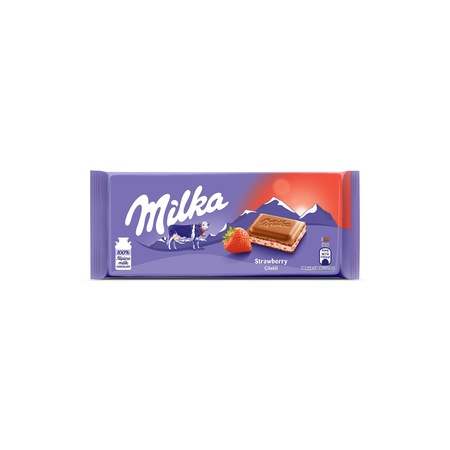 Milka Çilekli Yoğurtlu Tablet Çikolata 6 x 100 G