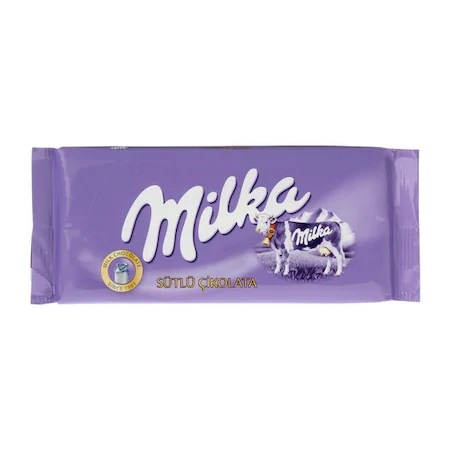 Milka Sütlü Dikdörtgen Çikolata 80 G