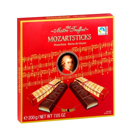Mozartsticks Marzipan Praline Maitre Truffout Gunz 200 G