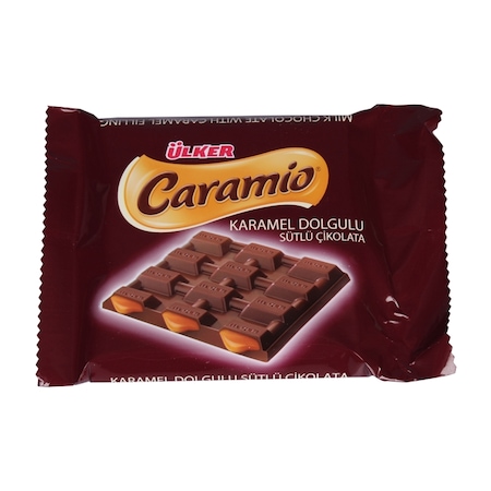 Ülker Caramio Karamel Dolgulu Çikolata Kare 12 x 60 G