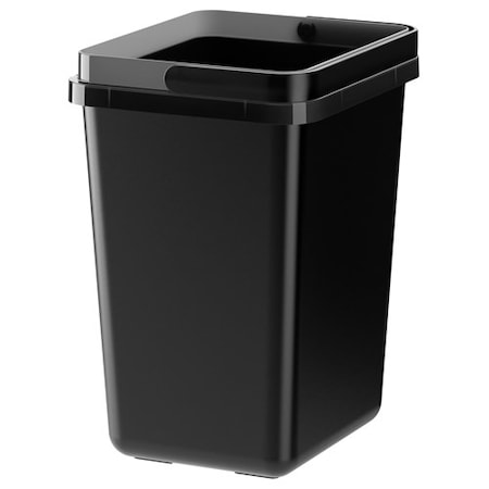 Ikea Variera Çöp Ayırma Kutusu  11 litre, siyah, çöp kovası