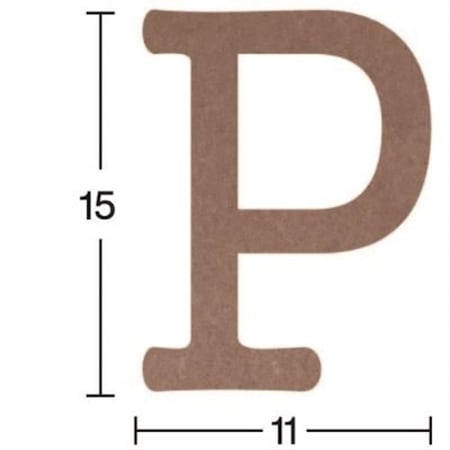 Dekoratih Ahsap P Harfi Ahsap Harf Ahsap Boyama Urunu N11 Com