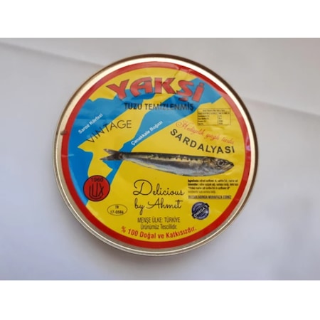 Yakşi Yağlı Tuzlu Sardalya Balık 330 G
