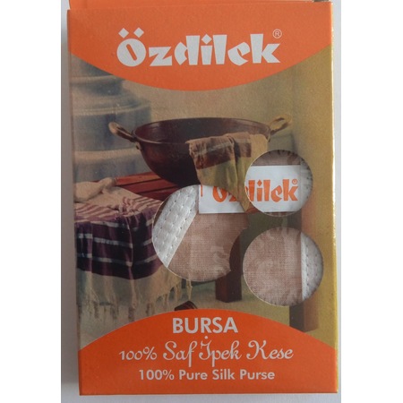 Kese Lale Duz Dijital Baski Kese Bursa Ipek