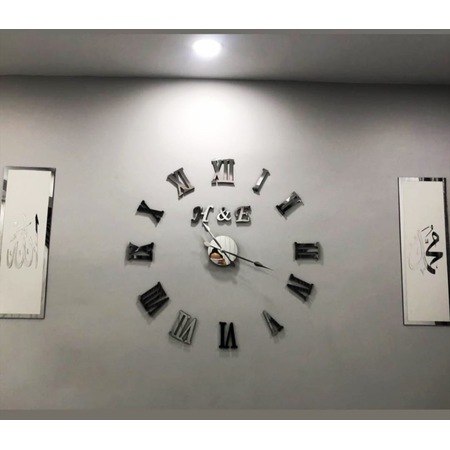 Dekoratif 3d Duvar Saati Roma Rakamli Ve Ikili Dekor Set Fiyatlari Ve Ozellikleri