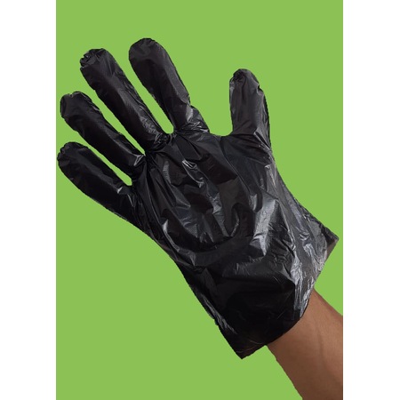 Reflex Glove Siyah Gıda İle Temasa Uygun Pudrasız Poşet Eldiven Siyah 100'lü