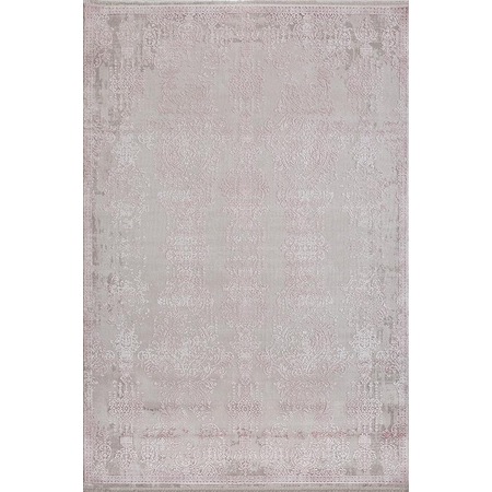 Bahariye Deniz Qk 8960 Gri Pembe Sacakli Modern Hali 155x230 Cm Tekzen