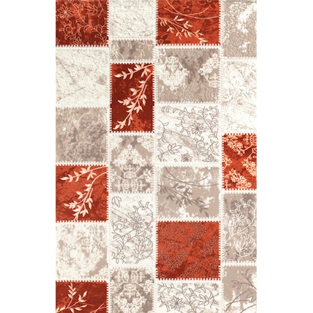 Merinos Salon Hali 170x250 Venus V447060 Vizon Kiremit Krem