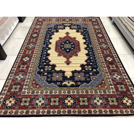 Saray Hali Klasik 0786 Lacivert 200x300 Krem Kiremit 6 M2 Hali Fiyatlari Ve Ozellikleri