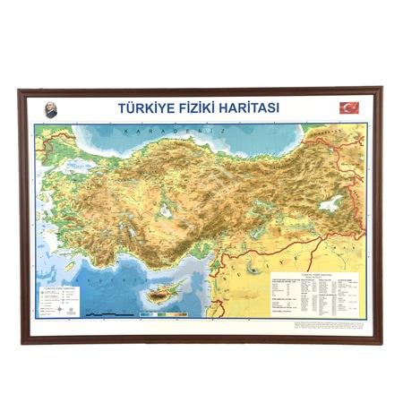 Turkiye Fiziki Haritasi Mdf Cerceve 70x100 Fiyatlari Ve Ozellikleri