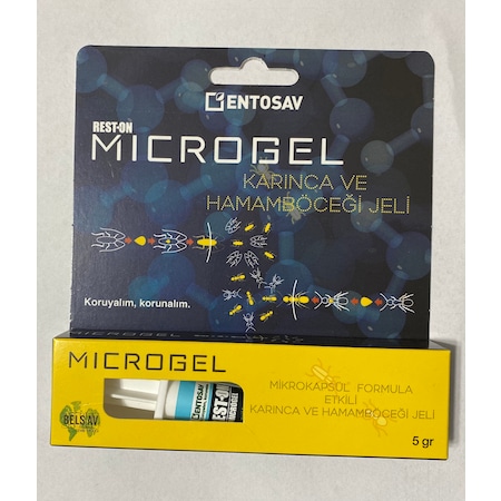 Belsav Entosav Rest On Mikrogel Karınca ve Hamamböceği Jeli Sarı 5 G