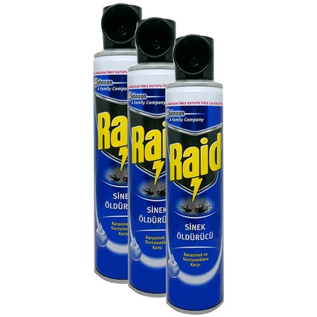 Raid Sinek Savar Oldurucu Sprey 2 In 1 3 X 300 Ml Fiyatlari Ve Ozellikleri