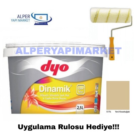 Dyo Dinamik Ic Cephe Duvar Boyasi 2 5 Lt Renk 5174 Yenikesekagidi Fiyatlari Ve Ozellikleri