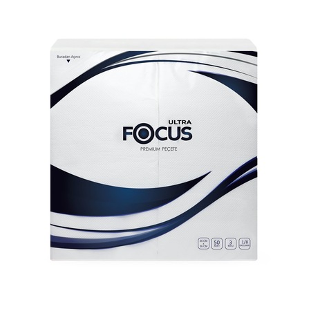 Focus Ultra Premium 1/8 Özel Katlama Peçete 36 x 36 CM 12 x 50 Adet