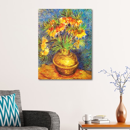 Vincent Van Gogh Imperial Fritillaries In A Copper Vase N11 Com