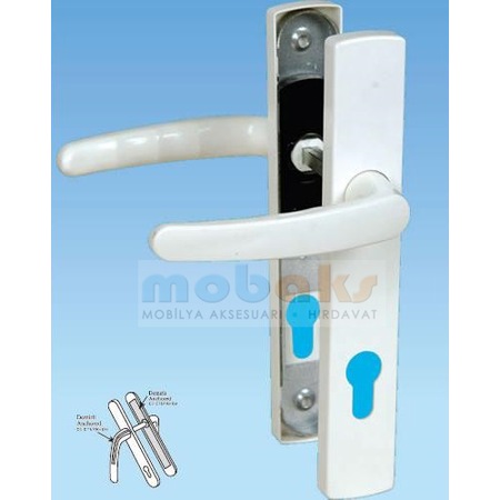 Pvc Plastik Kapi Kolu Eva Aynali Yayli Beyaz Yale Fiyatlari Ve Ozellikleri