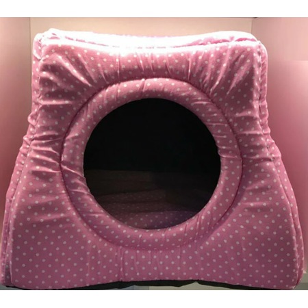 Cift Fonksiyonlu Puantiyeli Kumas Kedi Yatagi 45 X 40 X 35 Cm Fiyatlari Ve Ozellikleri