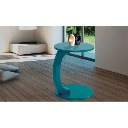 Wooding Tekerlekli Yuvarlak Mavi Lake C Sehpa Koltuk Sehpasi Fiyatlari Ve Ozellikleri