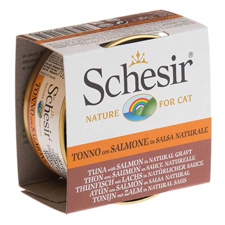 Schesir Soslu Tuna Ve Somonlu Konserve Yetiskin Kedi Mamasi 70 G Fiyatlari Ve Ozellikleri