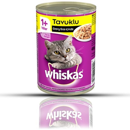 Whiskas Tavuklu Konserve Yetiskin Kedi Mamasi 12 X 400 G Fiyatlari Ve Ozellikleri