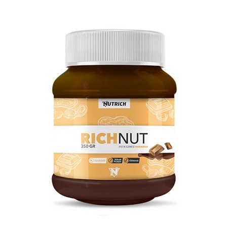 Nutrich Richnut Creamy Kakaolu Doğal Fıstık Ezmesi 350 G