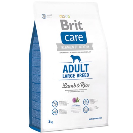 Brit Care Adult Large Breed Kuzu Etli Ve Pirincli Tahilsiz Buyuk Irk Yetiskin Kopek Mamasi 3 Kg Fiyatlari Ve Ozellikleri