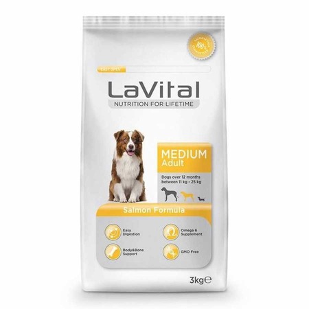 La Vital Somonlu Orta Irk Yetiskin Kopek Mamasi 3 Kg Fiyatlari Ve Ozellikleri