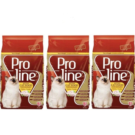 Pro Line Kitten Tavuklu Yavru Kedi Mamasi 3 X 1500 G Fiyatlari Ve Ozellikleri