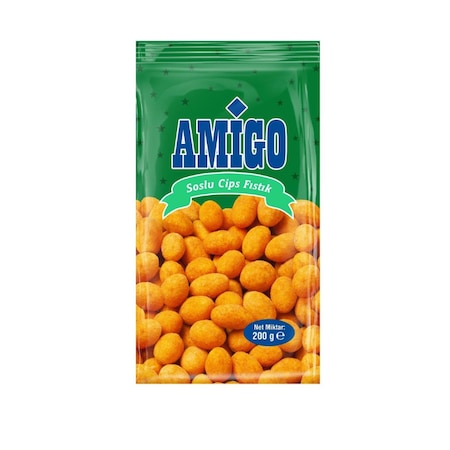 Amigo Soslu Cips Fıstık 8 x 200 G