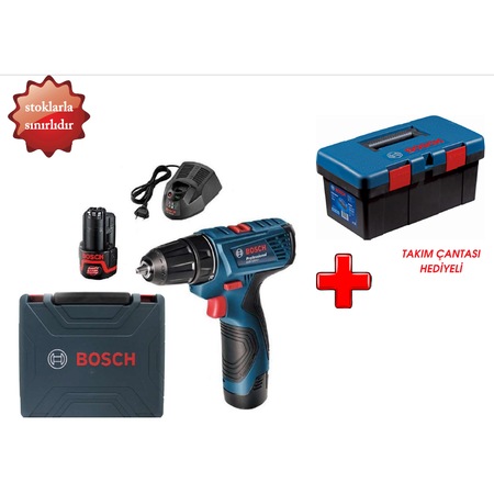 Bosch Gsr 120 Li Akulu Vidalama 12v 2 Ah Cift Akulu N11 Com