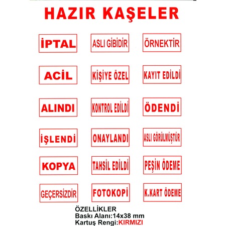 Hazır kaşe